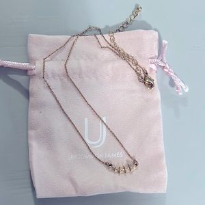 Uncommon James Gold Fishbone Necklace